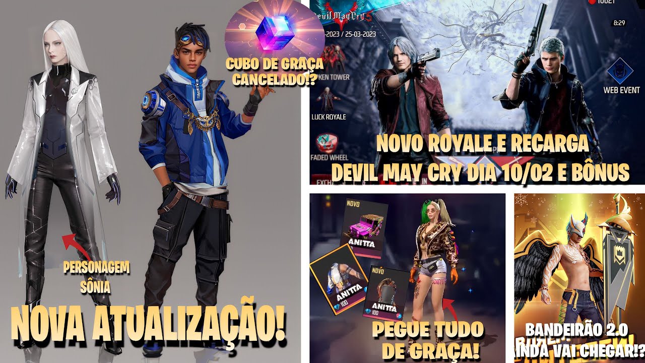 Garena Free Fire - Uma skin de casal no novo Diamante Royale! Essa