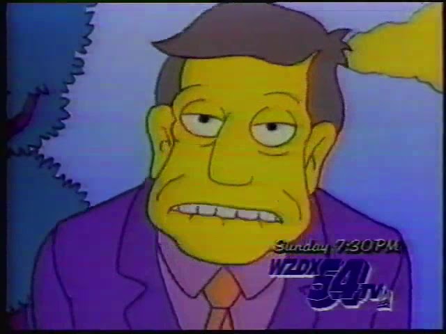 The Simpsons (1990) Promo - Fox - WZDX 54 - Huntsville