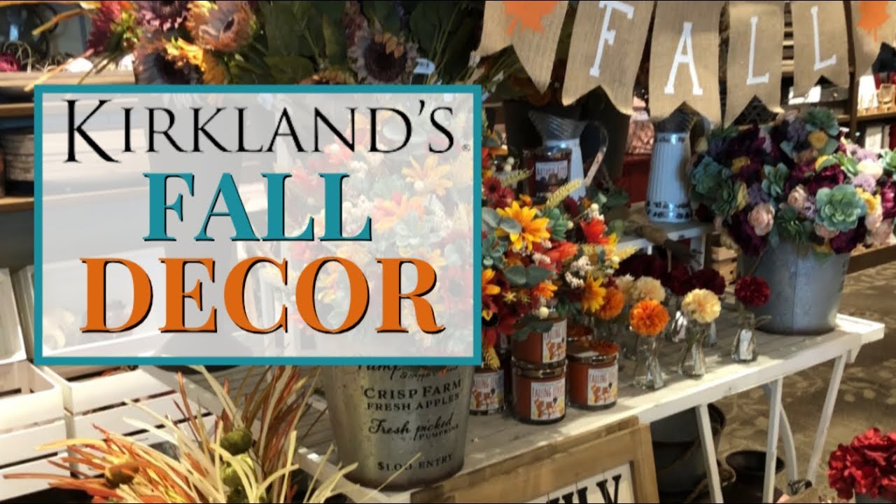 FALL and HALLOWEEN DECOR SHOP WITH ME KIRKLAND’S YouTube