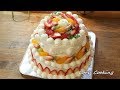 2段デコレーションケーキの作り方・レシピ How to make Decorated cake｜Coris cooking