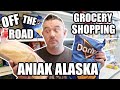 OFF THE ROAD SYSTEM GROCERY SHOPPING | ANIAK ALASKA | ALASKAN GROCERY PRCES?!?! |Somers In Alaska