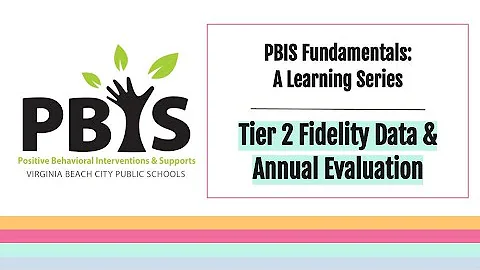 PBIS Tier 2 Fidelity Data & Annual Evaluation