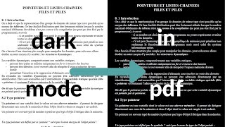 how to enable dark mode in pdf screenshot 1