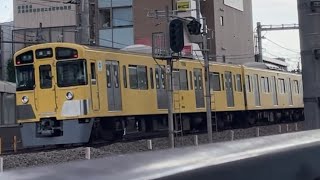【音量注意】西武新2000系2463F+2063F 準急飯能行き