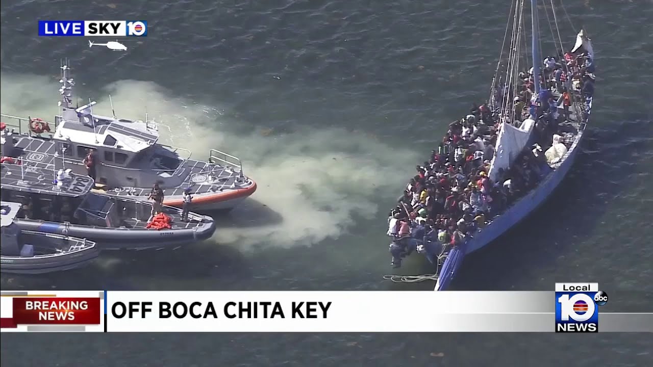 Boat containing at least 100 migrants intercepted off Boca Chita Key