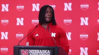 Nebraska's Gabe Ervin Jr. full press conference from April 23, 2024