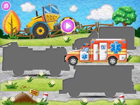 Fire trucks - Toddler games for 2 years Olds! სახანძრო მანქანა