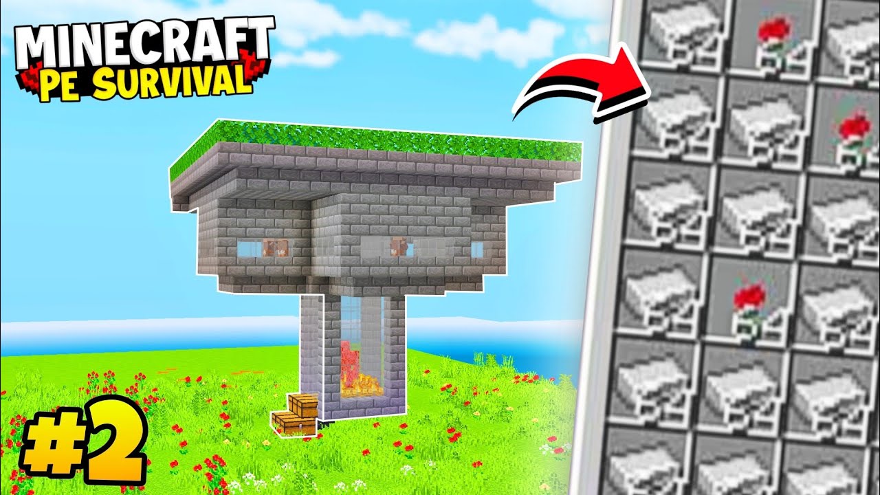 Ultimate Iron Farm in Minecraft PE 1.21 😱 || Survival Series Episode 2 ...