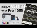 OKI Pro1050 print CMYK + WHITE labels