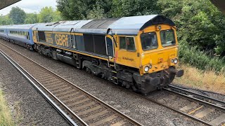 Class 66 66722 66748 Gb Railfreight - Belmond Britannic Explorer