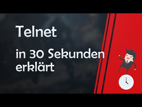 Telnet in 30 Sekunden erklärt | Wirtschaftsinformatik mit dem Roten