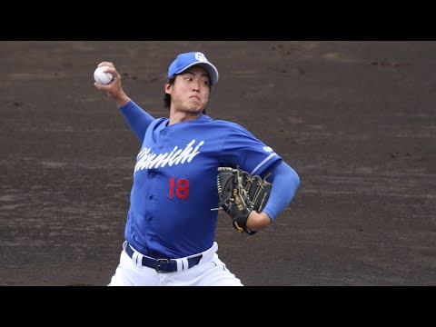 【中日ドラゴンズ】ウエスタンリーグのオリックス戦で先発した梅津晃大投手(豊中ローズ)2023年6月18日