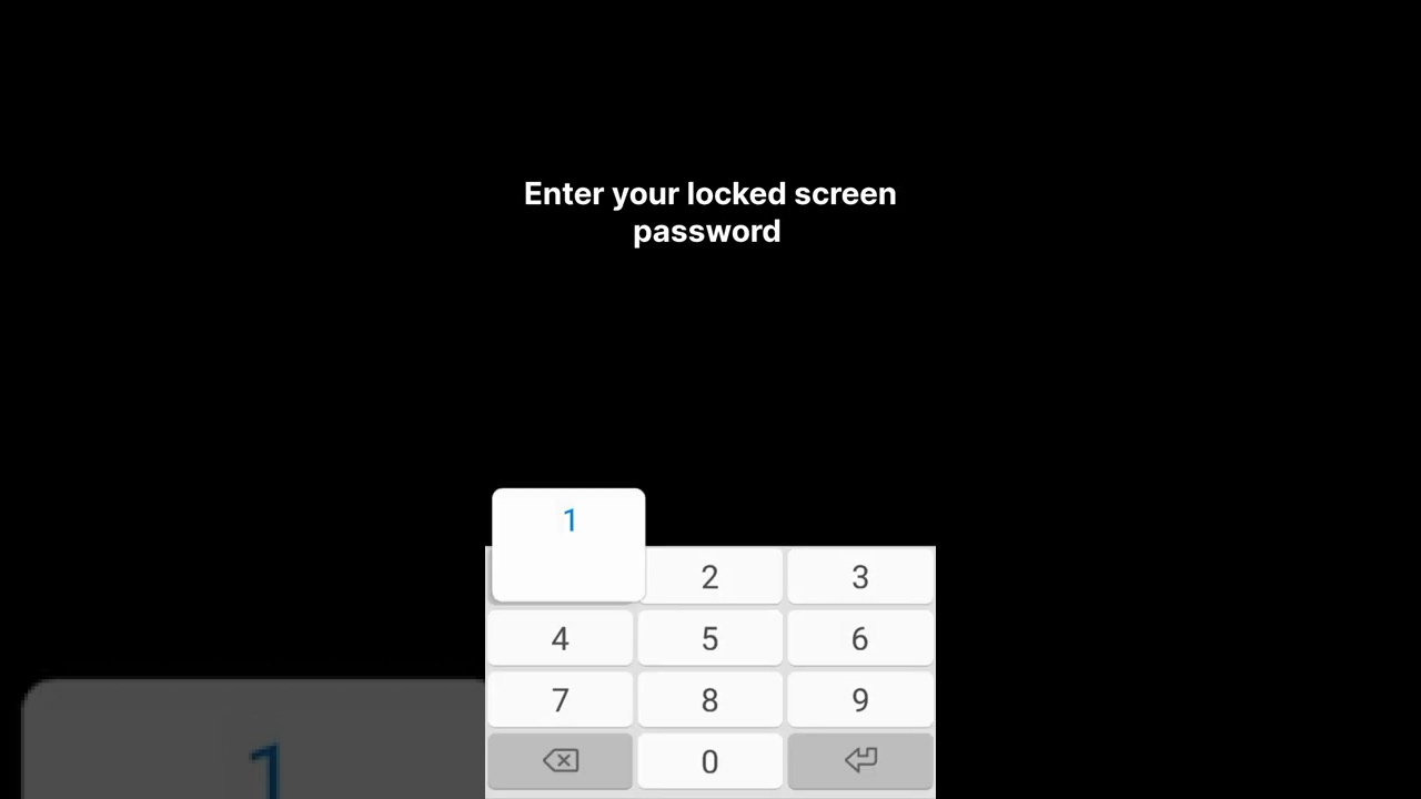 disabling screen lock of huawei