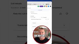 HighLevel CRM: 80 Calls to 20 Website Leads! #shorts