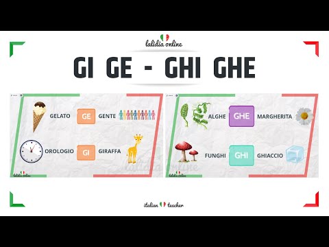 GA GO GU - GI GE - GHI GHE (+ Activities) - PRONOUNCE - Italian for Beginners