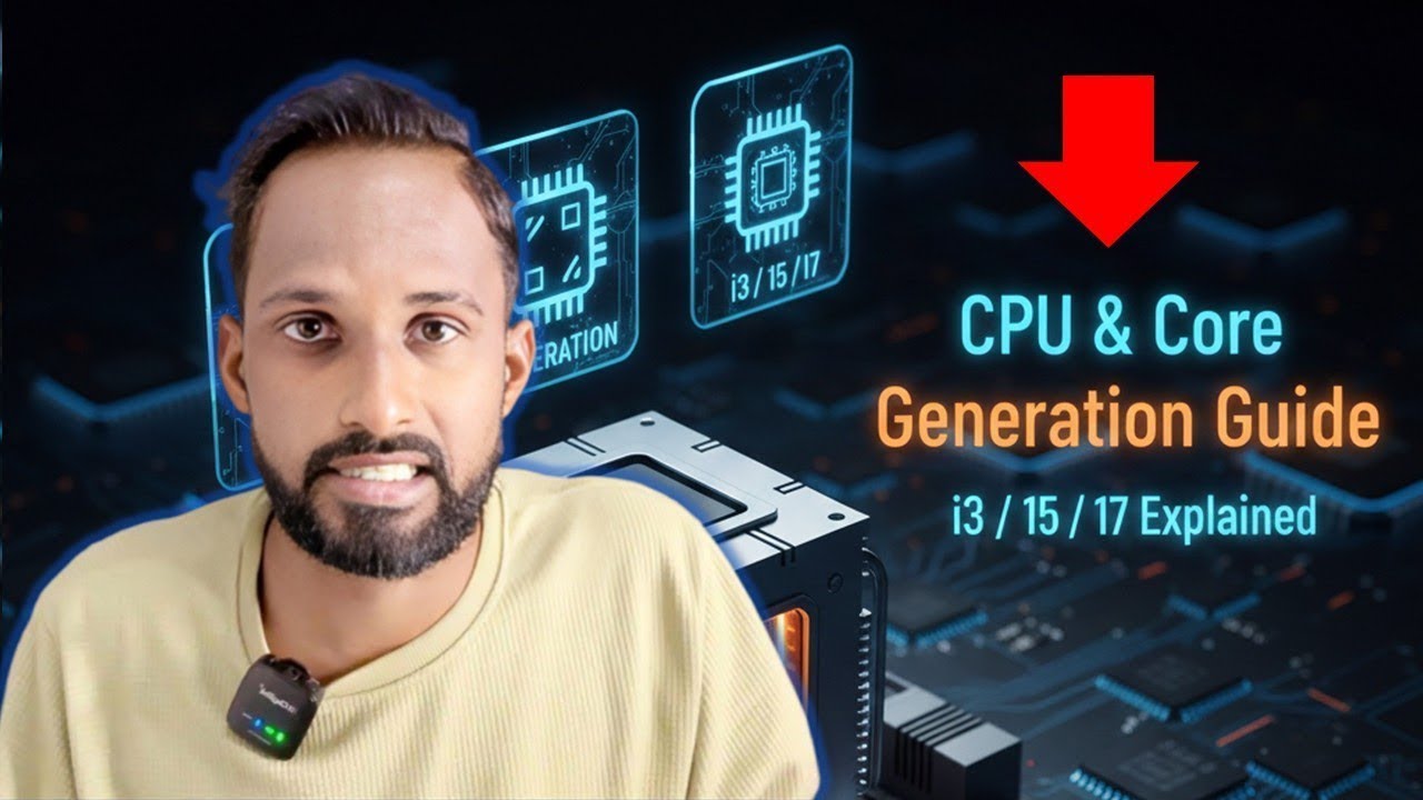 Computer CPU Kya Hai? Core, Generation, i3 i5 i7 Explained | Tech Wala Master Ji