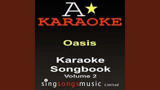 The Masterplan (Originally Performed By Oasis) (Karaoke Version)