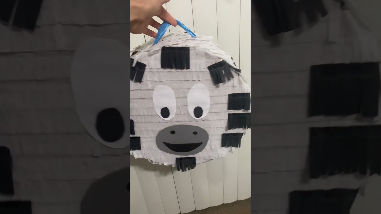 Every year I make a piñata for my son’s birthday 