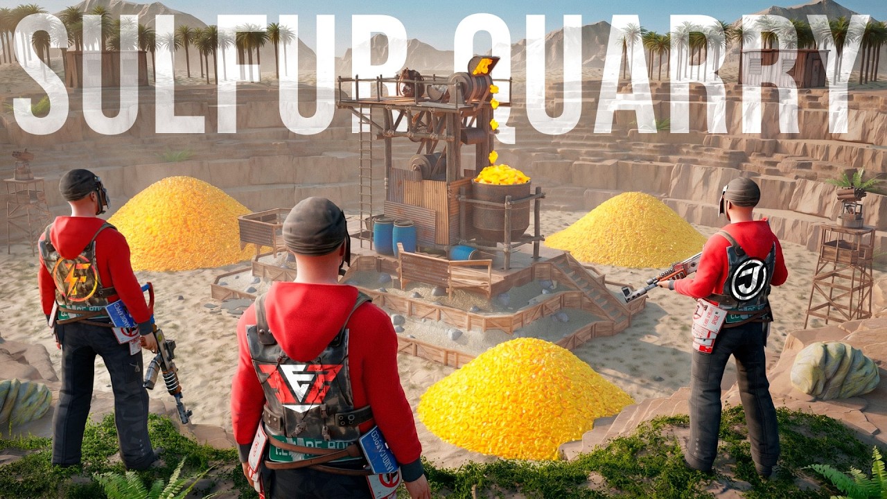 ABUSING The Sulfur Quarry To CONTROL The Server - Rust