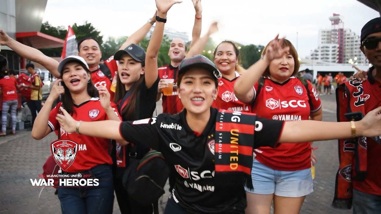 บรรยากาศแฟนบอลกิเลนผยองหน้าสนามราชมังคลาฯ v เชียงรายฯ เอฟเอคัพรอบรองฯ official travel center