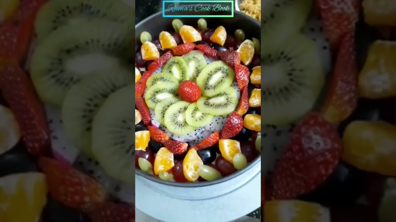 fruits cheese  jelly  cake|  