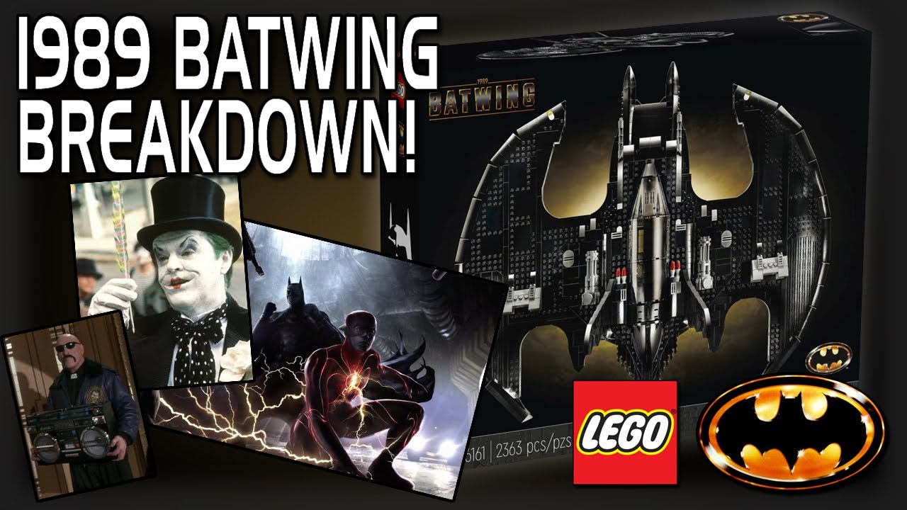 LEGO unveils a 2,363-piece Batman 1989 Batwing