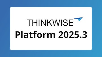 Thinkwise Platform 2025.3 Release