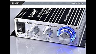 デジタルアンプ【Lepay LP-2020A+】の開封と音出しまでの動画