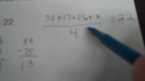 6.SP.5.c - Missing Number and the Mean