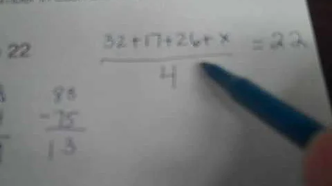 6.SP.5.c - Missing Number and the Mean