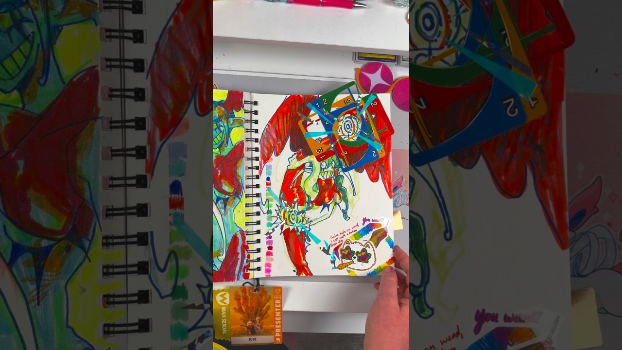 Every sketchbook I filled in 2025 part 2!