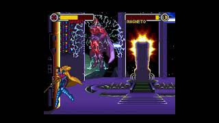 X-Men Mutant Apocalypse SNES Magneto Final Boss + Ending