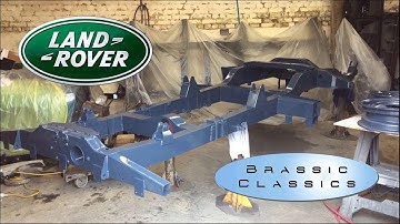 Land Rover Series 1, 107. Chassis preparation & painting.
