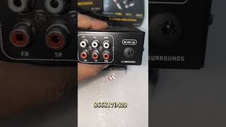 Mini decoder Dolby digital DTS prolong ll support with branded adaptor #dolbysurround #hometheater