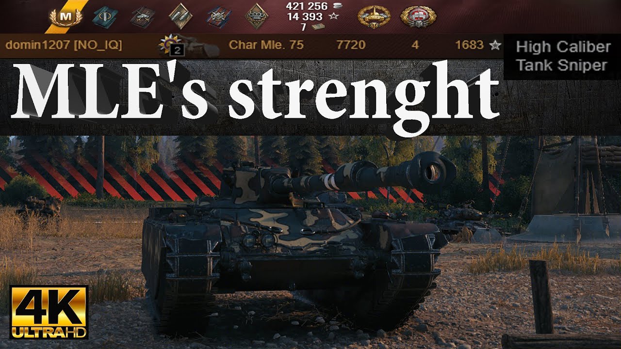Char Mle. 75 – MLE's Strength | 7720 dmg, 4 kills, 1683 exp | Ultra HD 4K World of Tanks