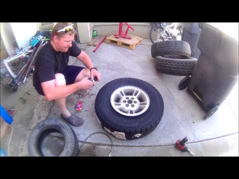 How to set the bead of a tire using starting fluid!!