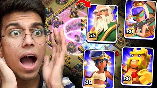 so much powerful army that i forgot deploying heroes 🔥 (Clash of Clans)