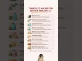 THINGS TO AVOID FOR BETTER HEALTH