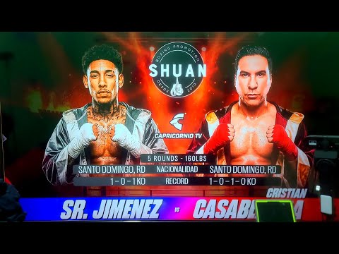 Mr. Jimenez vs. Cristian, 8K Boxing Fight, Dominican Republic, Shuan Casa Blanca