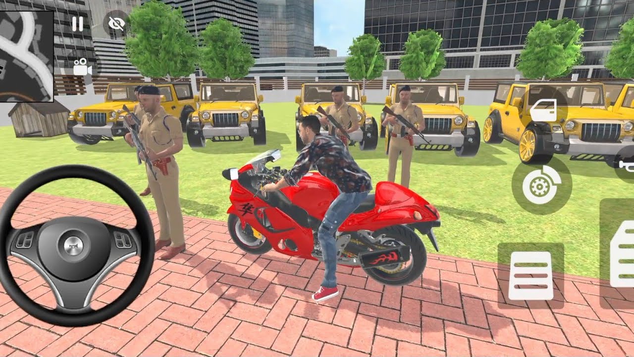 🇮🇳INDIAN THEFT AUTO SIMULATOR GAME 🆒🎯🎮 FRANKLIN ESCAPE ON 🚓 STATION MISSION IS COMPLETE🤘
