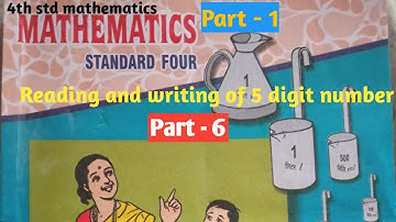 Reading and writing five-digit numbers#exercise2|part-6||Number Work||chapter-2||4th std mathematics