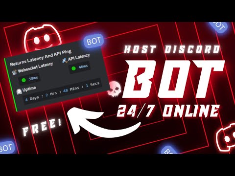 [CHECK PINNED COMMENT] How To Host A Discord Bot 24/7 Online! 🔥