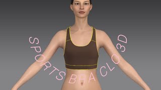 SPORTS BRA CLO 3D PATTERN screenshot 2