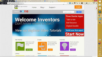 การเข้าใช้งาน MIT App Inventor