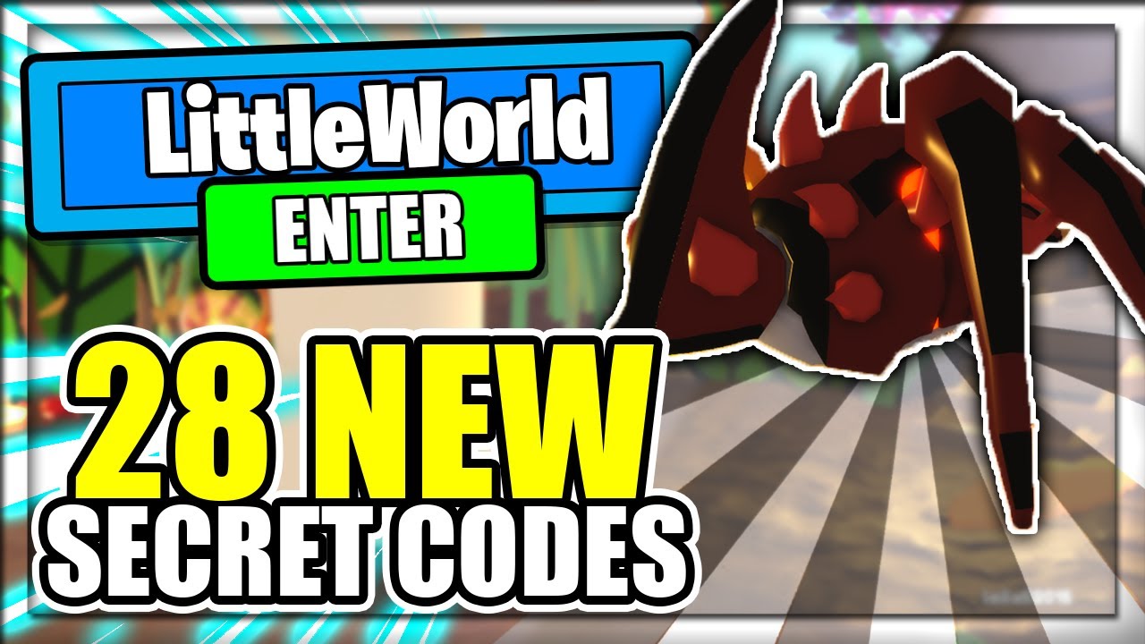 (2021) ALL *28* NEW SECRET OP CODES! Little World Roblox YouTube