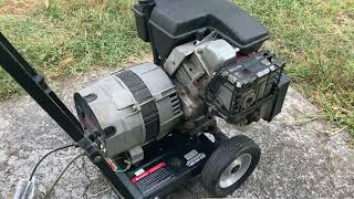 Craftsman 2500 Watt Portable Generator Test Run