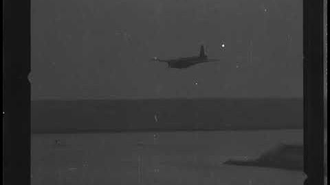 Dambusters bouncing bomb raw test footage.