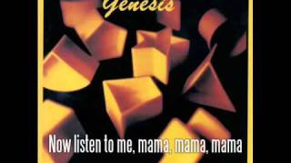 Video thumbnail of "Genesis - Mama (album original version with lyrics).mp4"