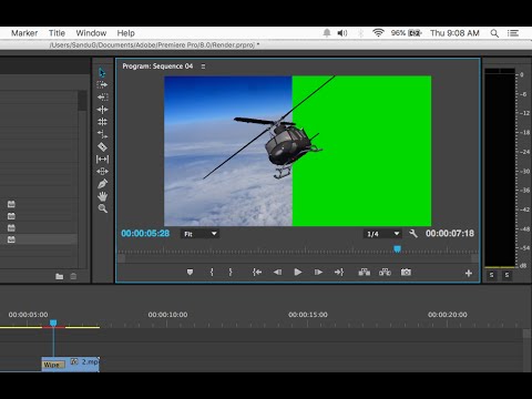 adobe premiere tutorials for beginners green screen