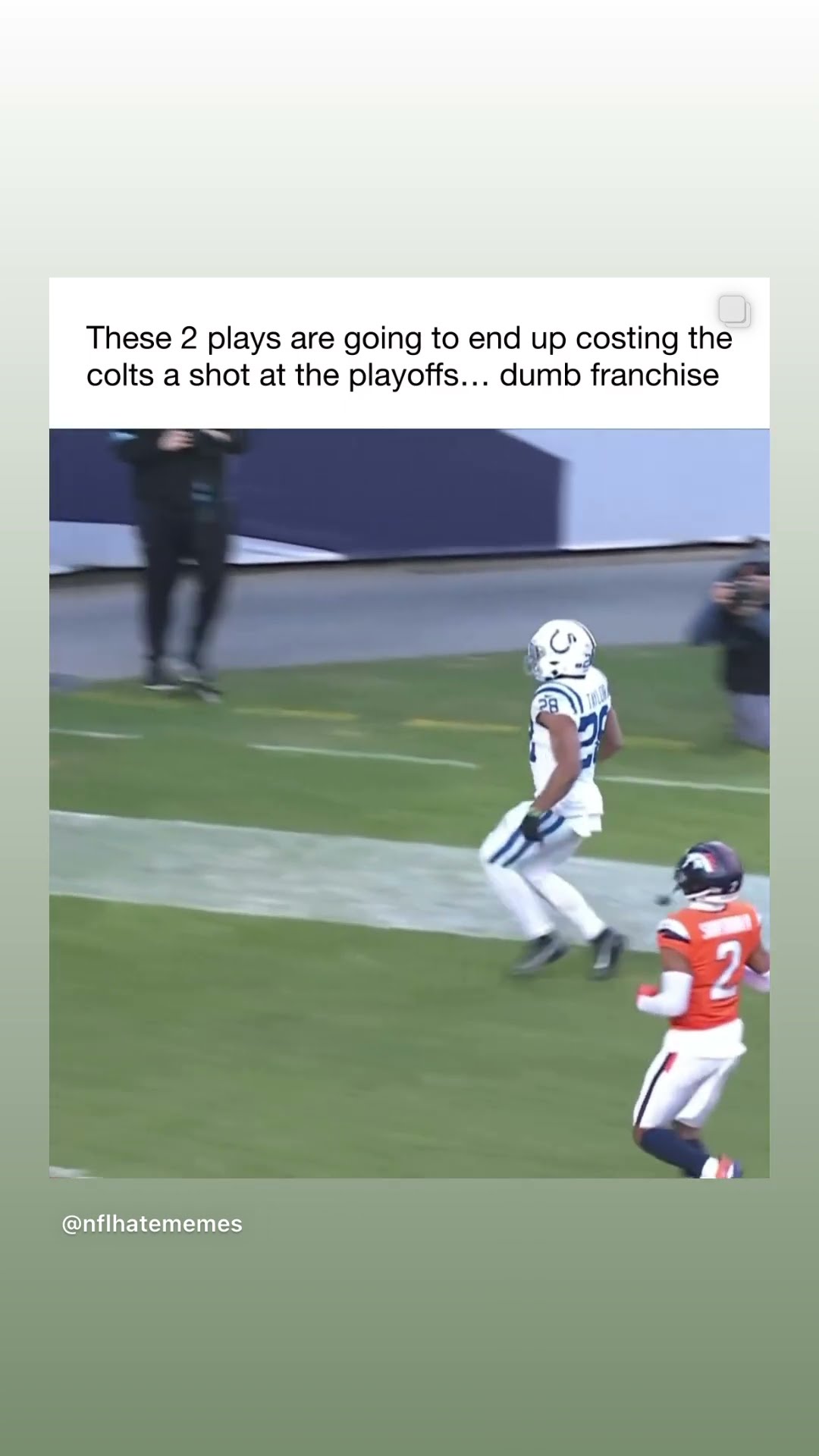 We keep seeing this happen #hoodnews #broncos #colts #touchdown #how #omg #football #howto #wow